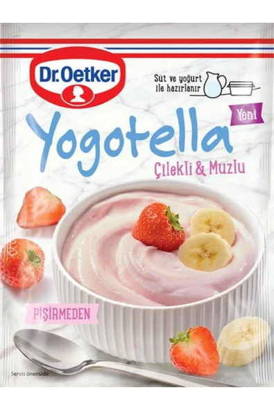 Dr. Oetker Yogotella Çilekli Muzlu 68 Gr. (4'LÜ) ürün görseli 1