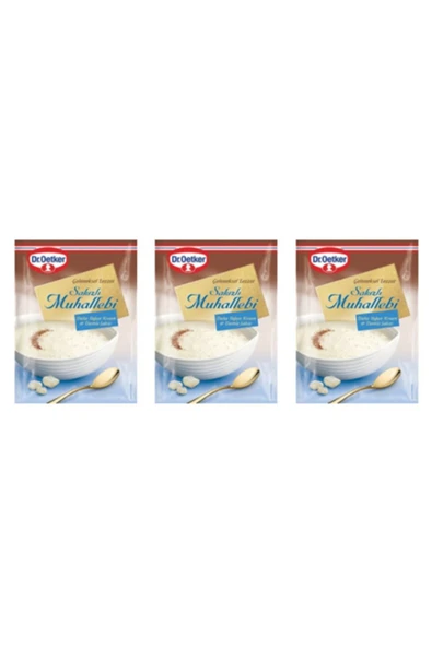 Dr. Oetker Dr Oetker Sakızlı Muhallebi 3 Adet ürün görseli 1