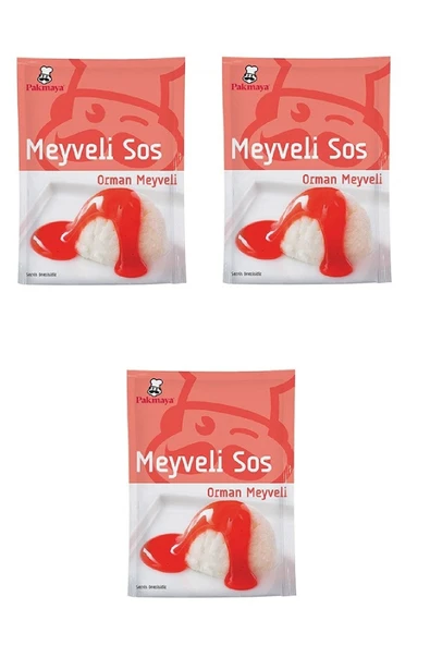 Pakmaya Orman Meyveli Sos 78 Gr X 3 Adet ürün görseli 1