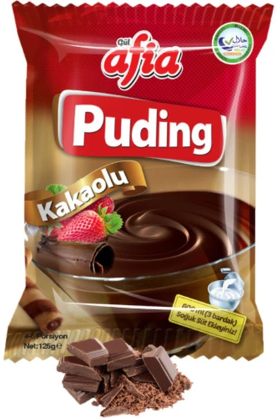 Afia Kakaolu Puding 125gr 3 Adet ürün görseli 1