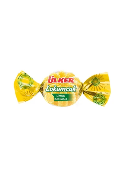 Ülker Lokumcuk Limon Aromalı Yumuşak Şekerleme 1 kg ürün görseli 1