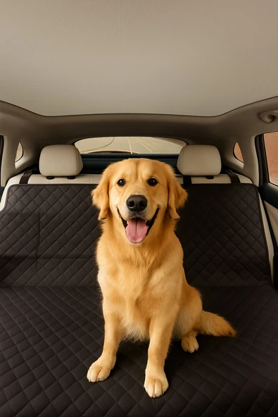Araç Koltuk Koruyucu Su Geçirmez Kedi Köpek Minder Örtüsü ürün görseli 1