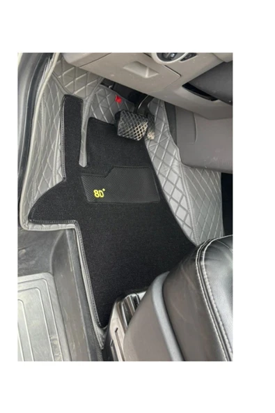 Alpax  Volkswagen Transporter T6-T7 2016-2024 Aracına Özel 8D Çift Katmanlı Havuzlu Paspas Takımı ürün görseli 1