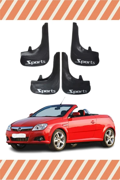 Ne verelim size  HG Opel Tigra Sports Yazılı 4'lü Tozluk Çamurluk Paçalık ürün görseli 1