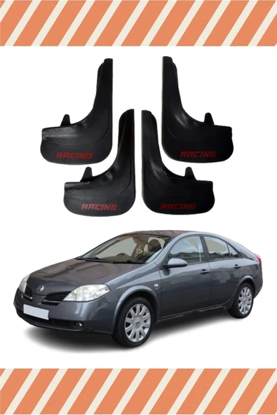 KRMNSTYLE  Nissan Primera Racing Yazılı 4'lü Tozluk Çamurluk Paçalık ürün görseli 1