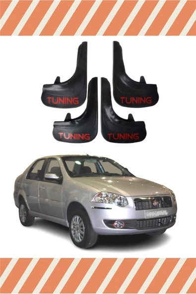 Kendorf  DB Fiat Siena Tunıng Yazılı 4'lü Tozluk Çamurluk Paçalık ürün görseli 1