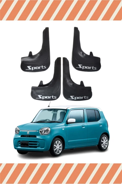 Ne verelim size  YB Suziki Alto Sports Yazılı 4'lü Tozluk Çamurluk Paçalık ürün görseli 1
