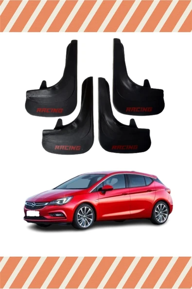 BOXING DAY  DB Opel Asrta K Hb 2015-2020 Racing Yazılı 4'lü Tozluk Çamurluk Paçalık ürün görseli 1