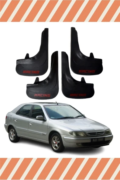 EAGLEKİDS  Citroen Xsara Racing Yazılı 4'lü Tozluk Çamurluk Paçalık ürün görseli 1