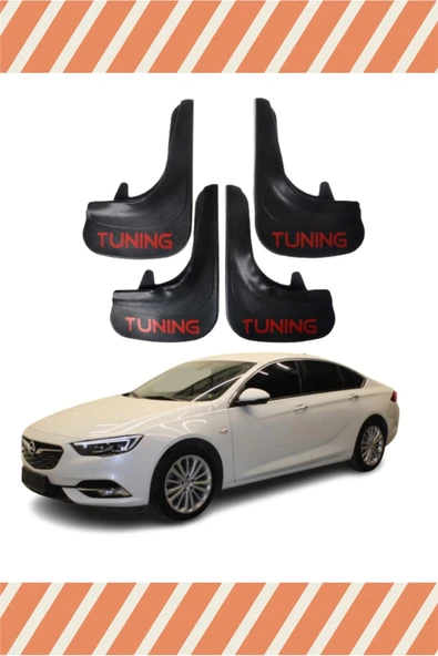 needesen  YB Opel Insignia Tüm Kasalar Tunıng Yazılı 4'lü Tozluk Çamurluk Paçalık ürün görseli 1