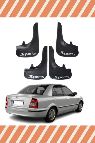 EAGLEKİDS  HG Mazda 303 Familia Sports Yazılı 4'lü Tozluk Çamurluk Paçalık ürün görseli 1