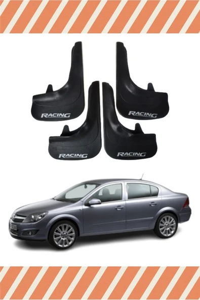 EAGLEKİDS  HG Opel Astra H Sd 2008-2017 Racing Yazılı 4'lü Tozluk Çamurluk Paçalık ürün görseli 1