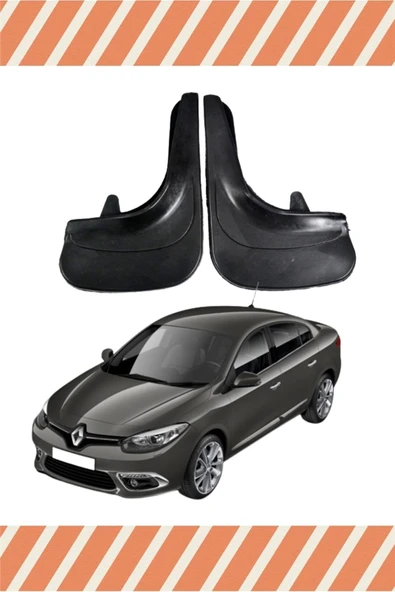 EAGLEKİDS  Renault Fluence Tüm Kasalar Racing Beyaz Yazılı 2'Li Tozluk Çamurluk Paçalık ürün görseli 1