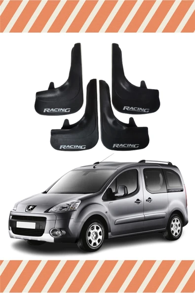 EAGLEKİDS  DB Peugeot Partner Racing Yazılı 4'lü Tozluk Çamurluk Paçalık ürün görseli 1