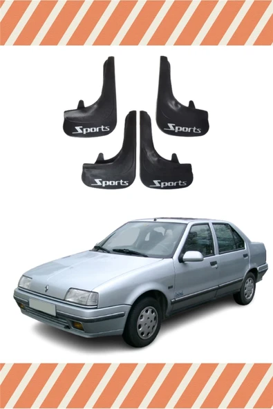 Ne verelim size  DB Renault R 19 Sports Yazılı 4'lü Tozluk Çamurluk Paçalık ürün görseli 1
