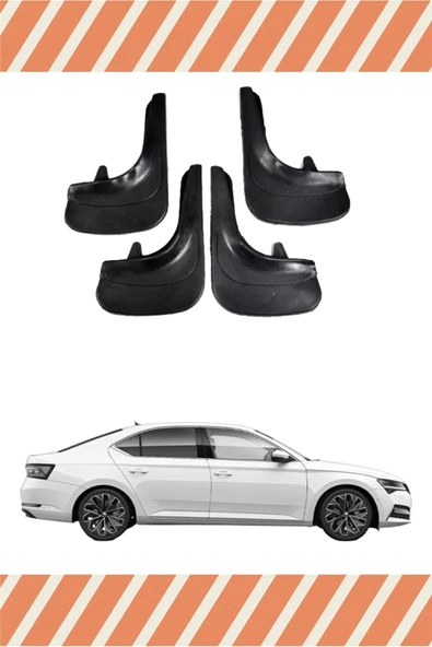 Ne verelim size  DB Skoda Superb 4'lü Tozluk Çamurluk Paçalık ürün görseli 1