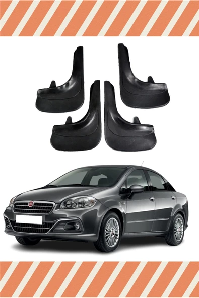 Ne verelim size  DB Fiat Linea Tüm Kasalar Sports Yazılı 4'lü Tozluk Çamurluk Paçalık ürün görseli 1