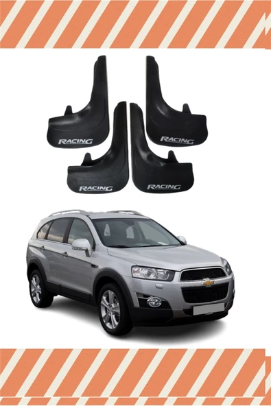 EAGLEKİDS  YB Chevrolet Captiva Racing Yazılı 4'lü Tozluk Çamurluk Paçalık ürün görseli 1