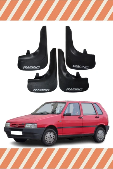 Ne verelim size  Fiat Uno Racing Yazılı 4'lütozluk Çamurluk Paçalık ürün görseli 1