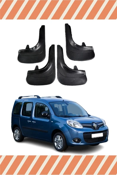 ALPAX OTOMOTİV  YB Renault Kangoo 4'lü Tozluk Çamurluk Paçalık ürün görseli 1