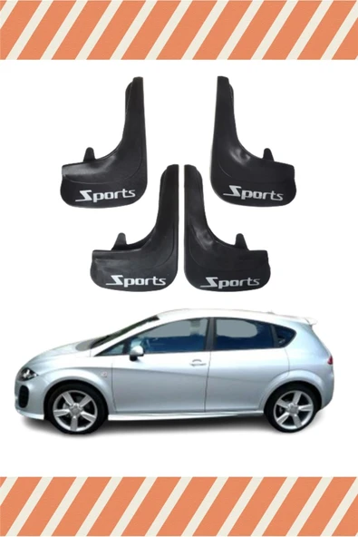 Heda Tex  Seat Leon Sports Yazılı 4'lü Tozluk Çamurluk Paçalık ürün görseli 1