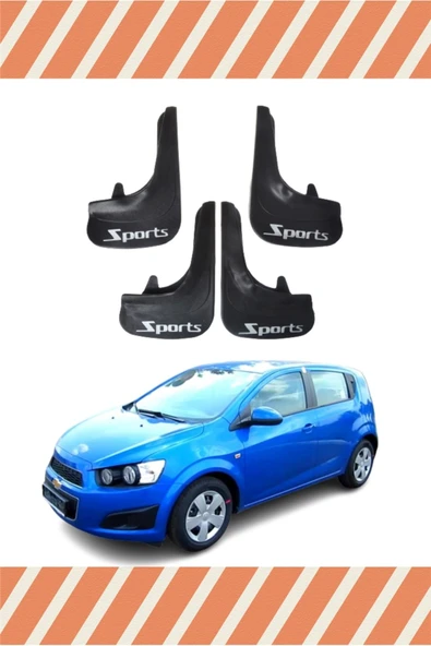 Heda Tex  Chevrolet Aveo Hb 2011 Ve Sonrası Sports Yazılı 4'lü Tozluk Çamurluk Paçalık ürün görseli 1