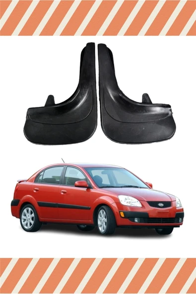ALPAX OTOMOTİV  Kia Rio 2006-2011 Uyumlu 2'li Tozluk Çamurluk Paçalık ürün görseli 1