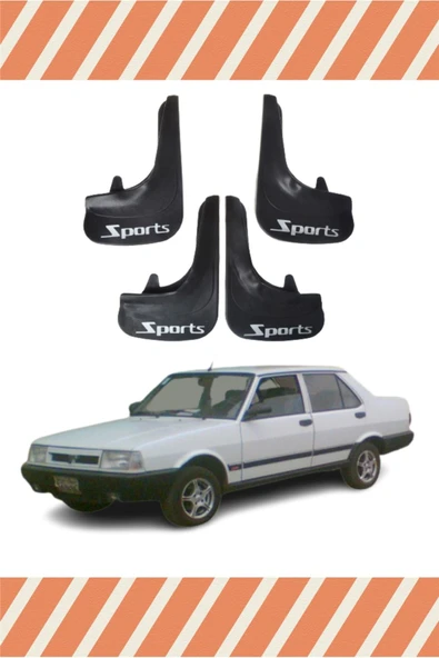 Heda Tex  Fiat Şahin Sports Yazılı 4'lü Tozluk Çamurluk Paçalık ürün görseli 1