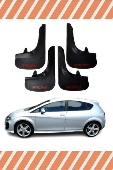 Heda Tex  Seat Leon Racing Yazılı 4'lü Tozluk Çamurluk Paçalık ürün görseli 1