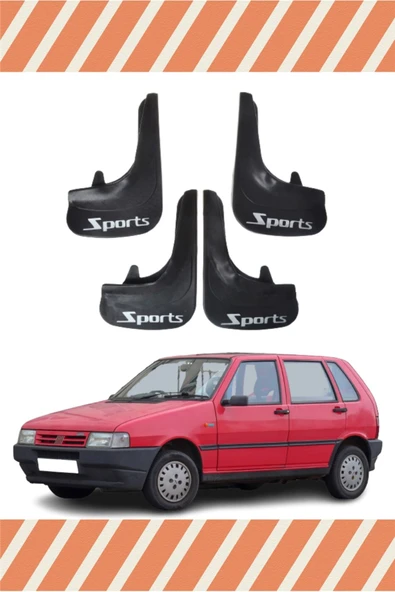 Heda Tex  Fiat Uno Sports Yazılı 4'lü Tozluk Çamurluk Paçalık ürün görseli 1