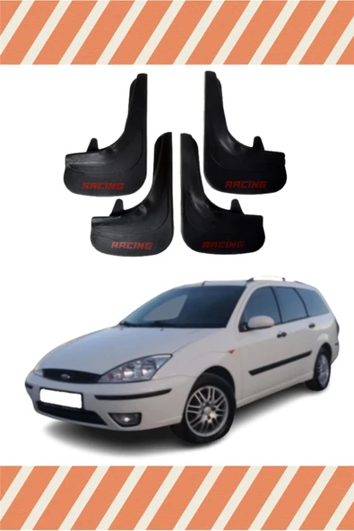 Aysoto  Ford Focus 1 Stw Racing Yazılı 4'lü Tozluk Çamurluk Paçalık ürün görseli 1