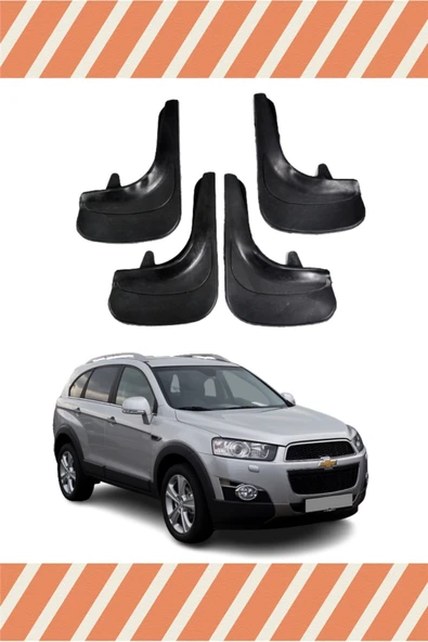 ÖyküMarketing  Chevrolet Captiva 4'lü Tozluk Çamurluk Paçalık Uyumlu ürün görseli 1