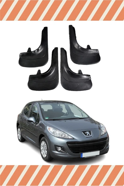 Home  Peugeot 207 4'lü Tozluk Çamurluk Paçalık ürün görseli 1