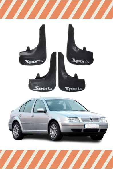 Heda Tex  Volswagen Bora Sports Yazılı 4'lü Tozluk Çamurluk Paçalık ürün görseli 1