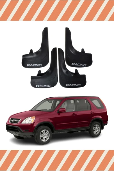 Heda Tex  YB Honda Cr-v 2002-2007 Tunıng Yazılı 4'lü Tozluk Çamurluk Paçalık ürün görseli 1