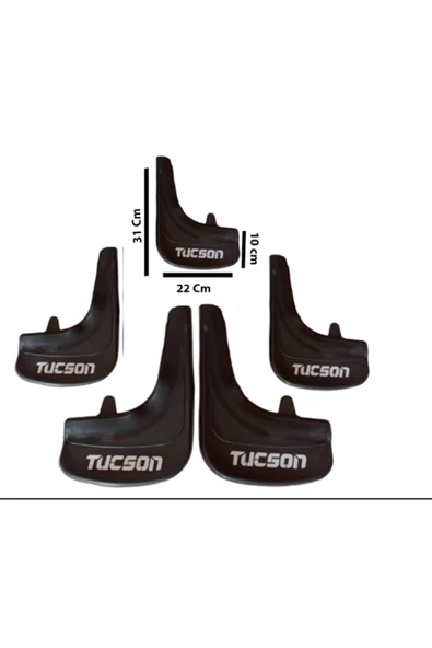 Heda Tex  Hyundaı tucson 2022 tucson yazılı 4'Lü Tozluk Çamurluk Paçalık ürün görseli 1