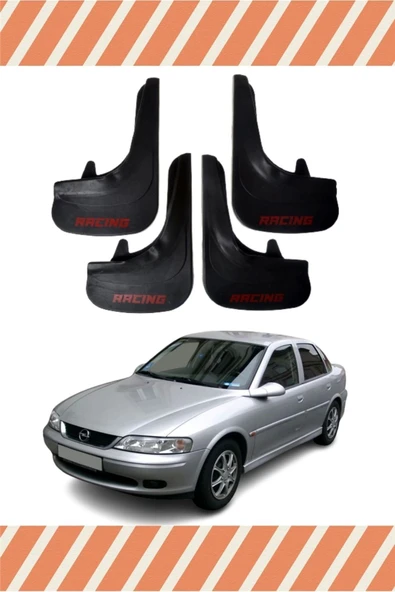 Heda Tex  Opel Vectra B 1995-2002 Racing Yazılı 4'lü Tozluk Çamurluk Paçalık ürün görseli 1