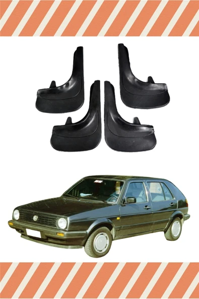 ALPAX OTOMOTİV  Volkswagen Golf 2 4'lü Tozluk Çamurluk Paçalık ürün görseli 1