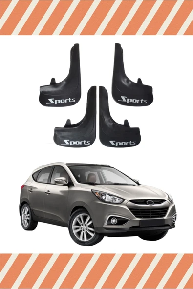 Heda Tex  Hyundai Ix 35 Tüm Kasalar Sports Yazılı 4'lü Tozluk Çamurluk Paçalık ürün görseli 1