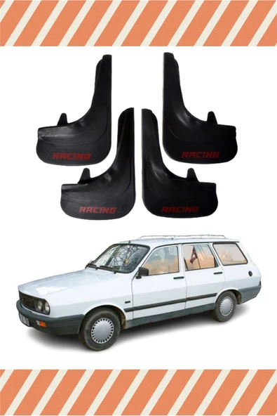 Heda Tex  HG Renault Toros Racing Yazılı 4'lü Tozluk Çamurluk Paçalık ürün görseli 1
