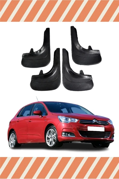 Heda Tex  Citroen C4 11 Ve Sonrası 4'lü Tozluk Çamurluk Paçalık ürün görseli 1