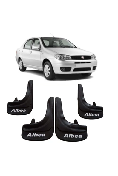 Heda Tex  Fiat Albea Hb-Sedan Albea yazılı 4'Lü Tozluk Çamurluk Paçalık ürün görseli 1