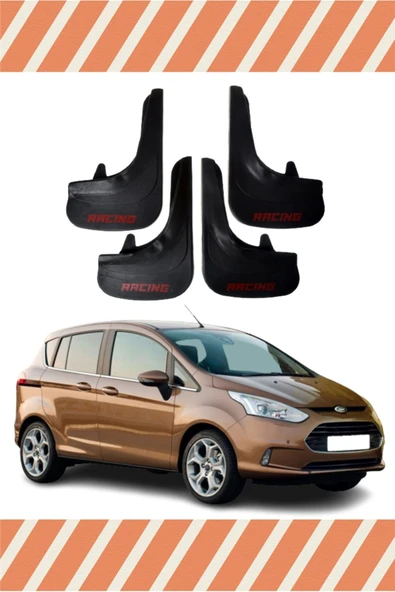 Heda Tex  Ford B Max Racing Yazılı 4'lü Tozluk Çamurluk Paçalık ürün görseli 1