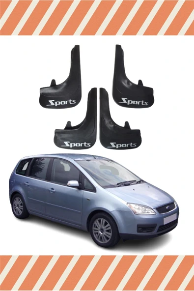 Heda Tex  Ford C Max Sports Yazılı 4'lü Tozluk Çamurluk Paçalık ürün görseli 1