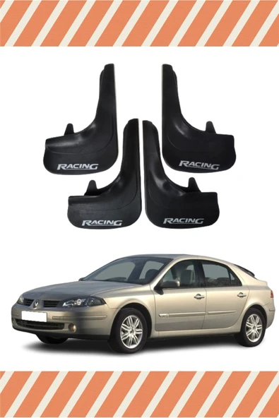 Home  Renault Laguna 2 Racing Yazılı 4'lü Tozluk Çamurluk Paçalık ürün görseli 1