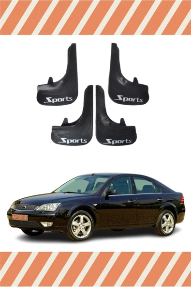 Heda Tex  Ford Mondeo 2001-2007 Sports Yazılı 4'lü Tozluk Çamurluk Paçalık ürün görseli 1