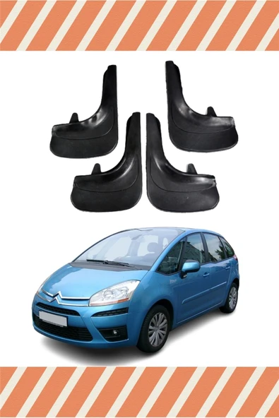 Heda Tex  Citroen C4 04-11 4'lü Tozluk Çamurluk Paçalık ürün görseli 1