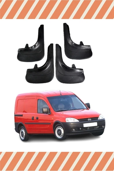 BEFTO HOME  Opel Combo 2001-2013 Uyumlu 4'lü Tozluk Çamurluk Paçalık ürün görseli 1