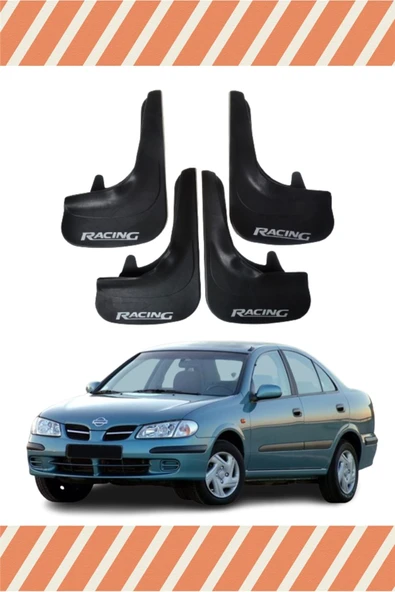 Heda Tex  Nissan Almera Racing Yazılı 4'lü Tozluk Çamurluk Paçalık ürün görseli 1