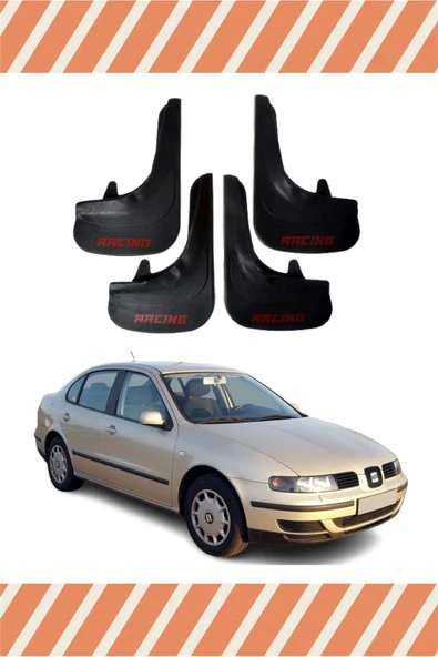 ATALAY TİCARET  HG Seat Toledo Racing Yazılı 4'lü Tozluk Çamurluk Paçalık ürün görseli 1